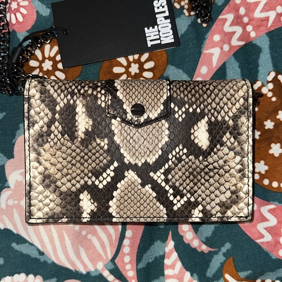 The Kooples SMALL EMILY LEATHER CLUTCH BAG nwt MSRP $270 - Picture 6 of 11